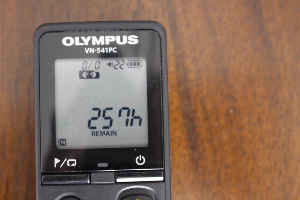 Olympus VN-541PC Digital Recorder - Tested.