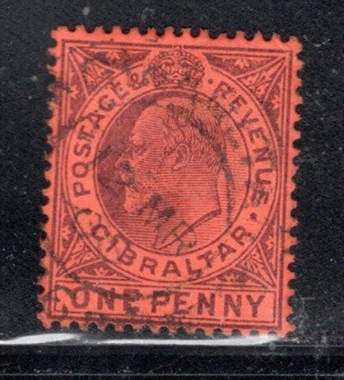BRITISH GIBRALTAR STAMPS  USED LOT 68459