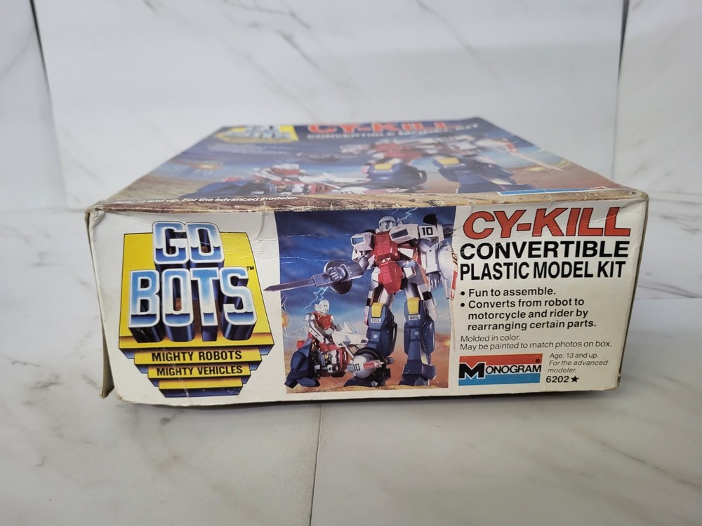 Cy-Kill 1/12 GO BOTS MONOGRAM Model Kit NEW MIB Unbuilt