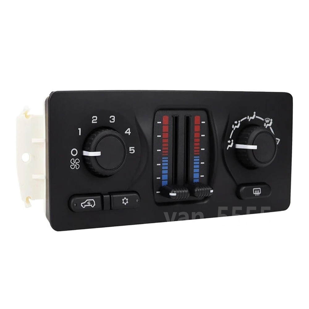 03-06 Silverado Climate Control Module AC Heater Control No Defrost Blue LED