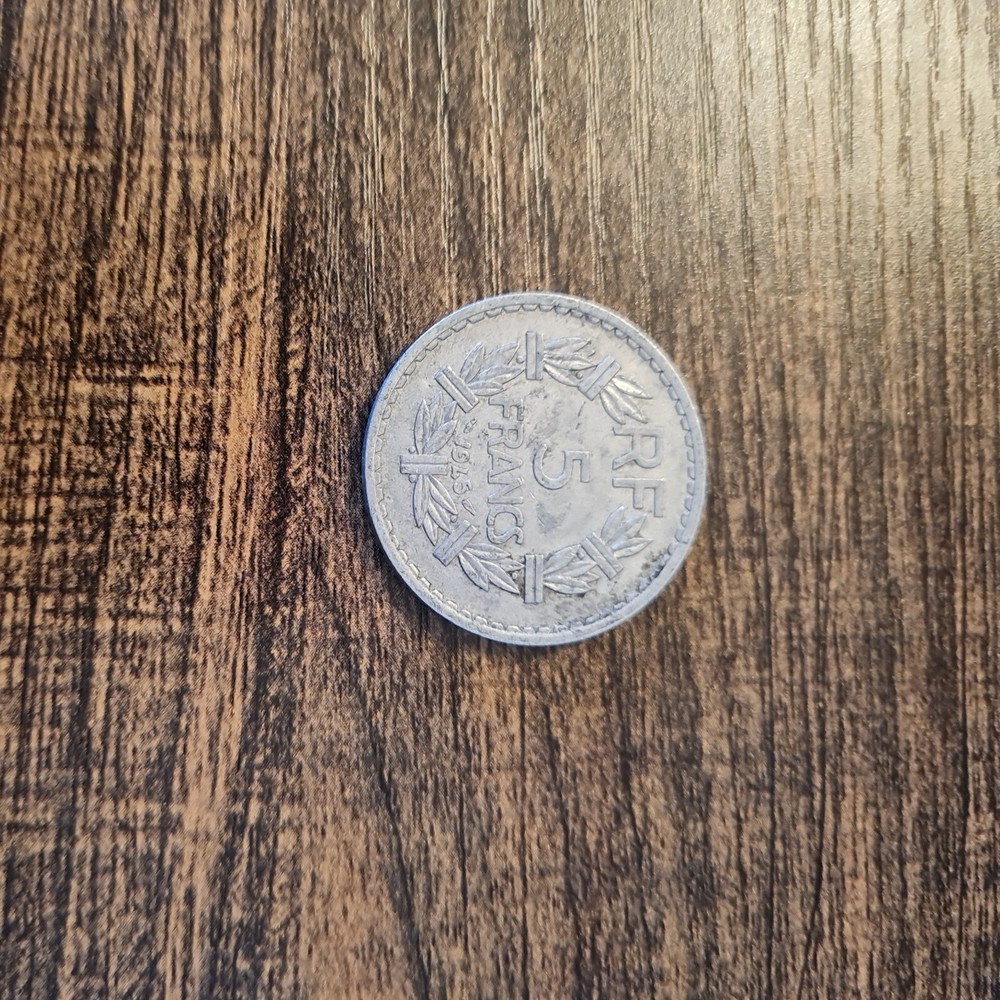 French 🇫🇷  5 Francs 1945 Xf