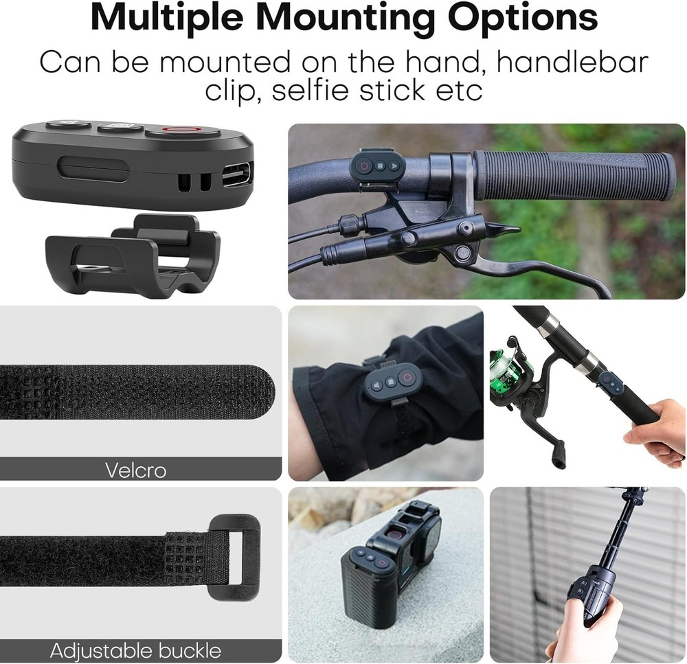 Wireless Remote Controller for DJI Osmo 360/Action 6/5 Pro/4