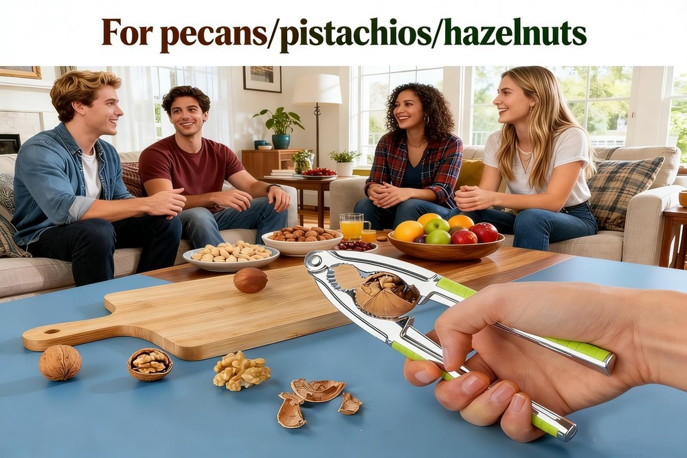 Walnut Cracker Tool, Nutcrackers, Metal Nut Shell Openers, Nut Green normal