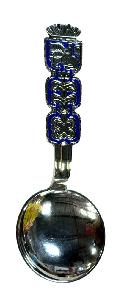DAVID ANDERSEN NORWAY STERLING SILVER ENAMEL TEA SPOON