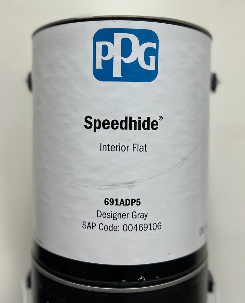 PPG Speedhide Interior Flat Designer Gray Latex Paint 1 gallon