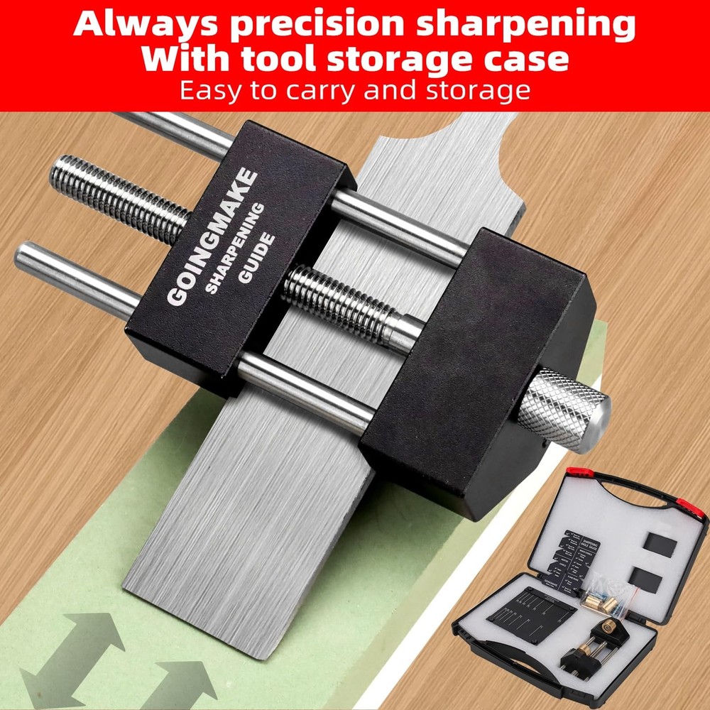 Honing Guide System Chisel Sharpening Kit for Woodworking Chisels and Planes ...