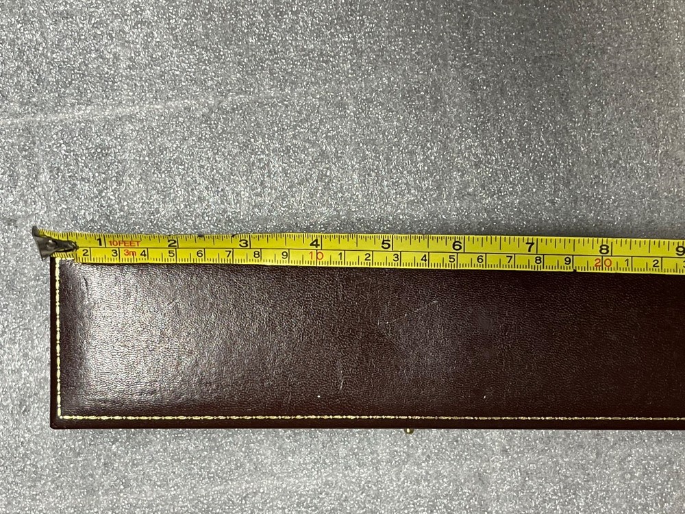 Rare Authentic DUNHILL Watch Presentation Box & Papers – Quartz Era – Box Only