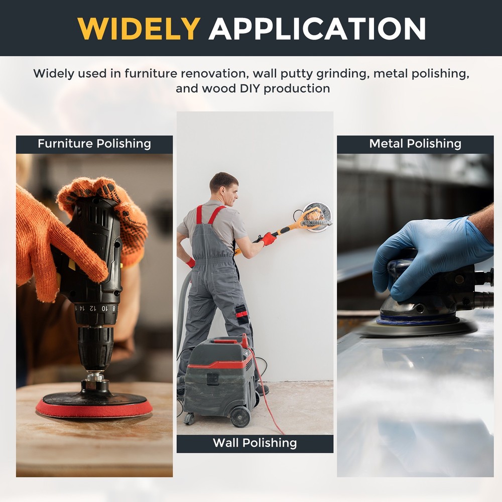 25 Pcs 3 Inch Sanding Disc 400 Grit Hook and Loop Sandpaper