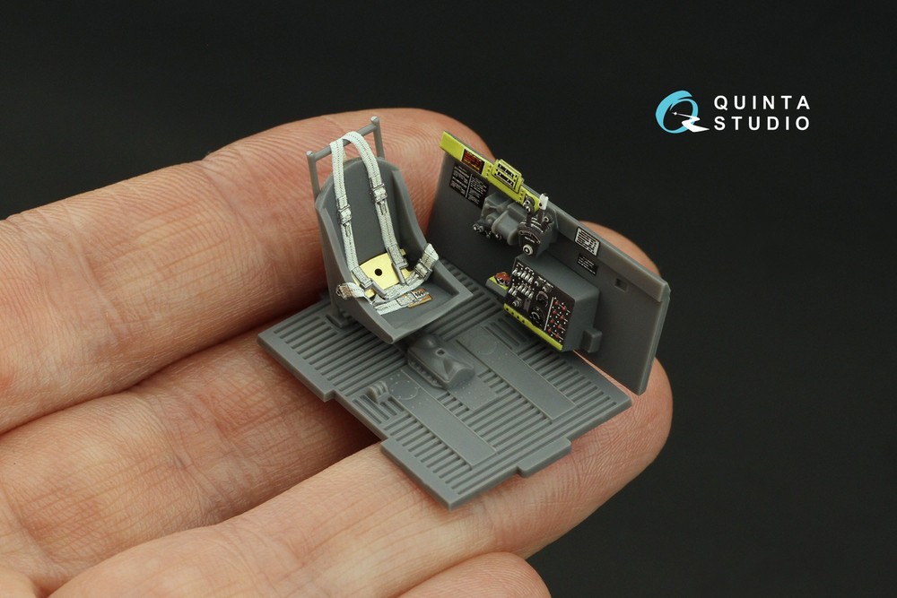 Quinta Studios 1/48 P-47B THUNDERBOLT 3D PRINTED & COLORED INTERIOR SET Dora W.