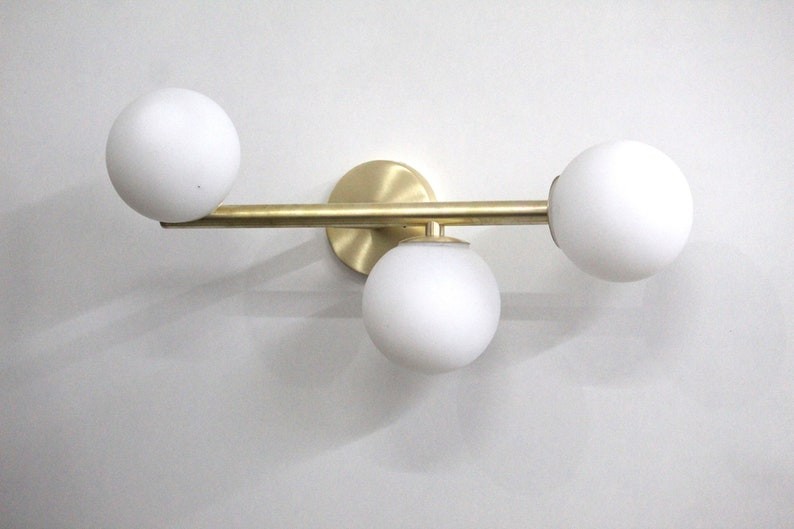Mid Century Brass wall lamp Spotlight – Wall Mounted Elegance
