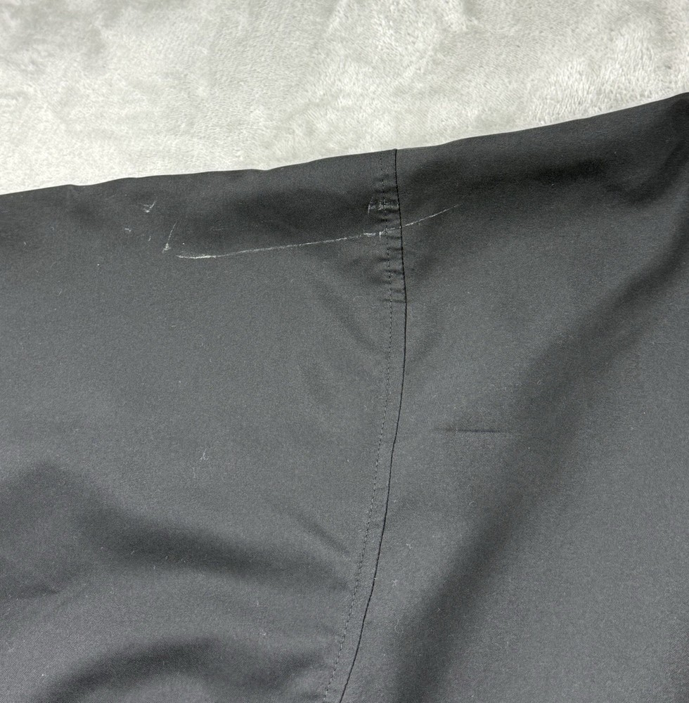 Zero Restriction Golf Pullover XL Lightweight Black Crest Logo Windshirt Y2K