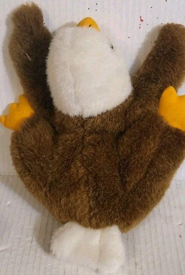 Vinatge Platte River Brown Bald Eagle Hand Puppet