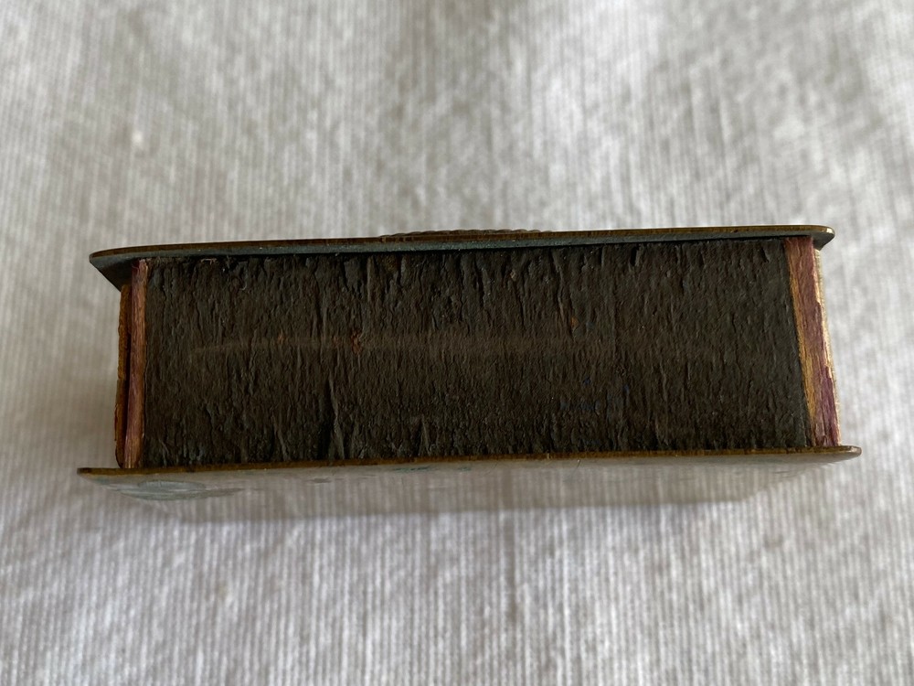 WW1 Trench Made Match Safe - "GOTT MITT UNS" -