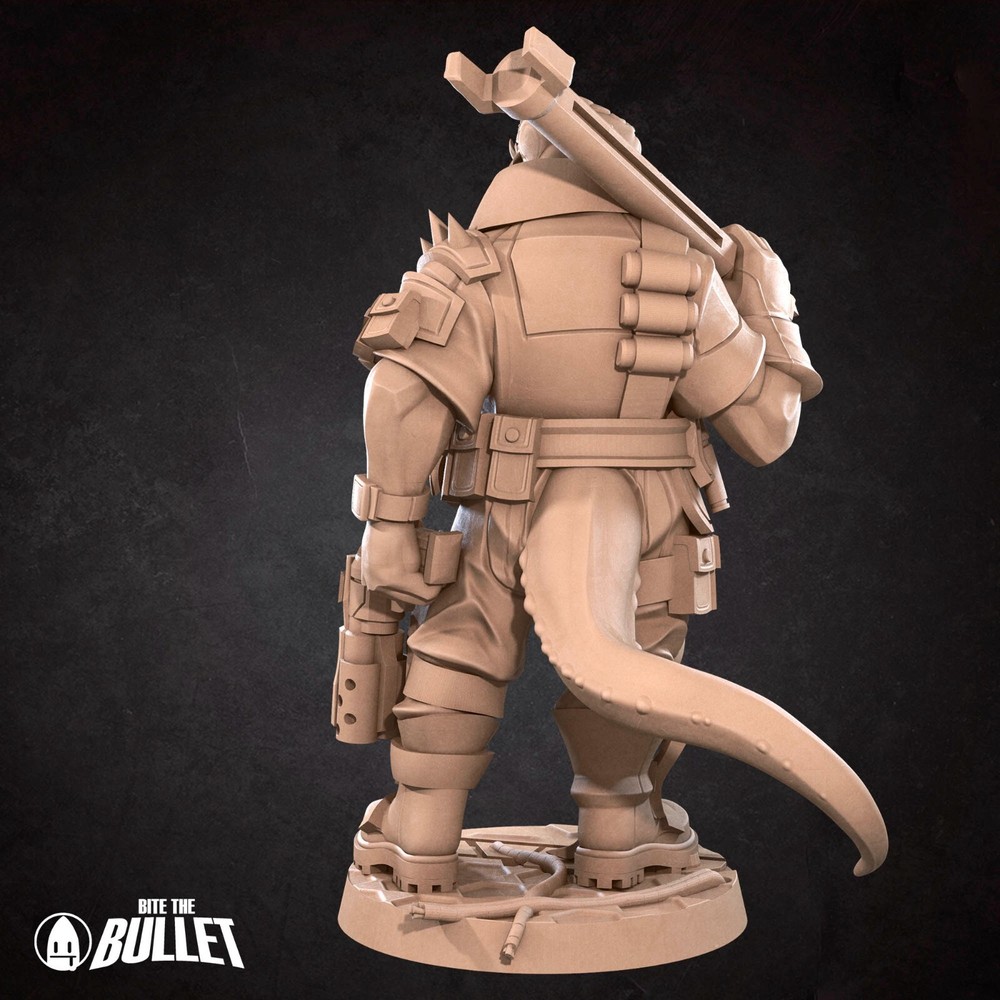 Space Lizard Mechanic - Engineer - Bite the Bullet - Dungeons and Dragons