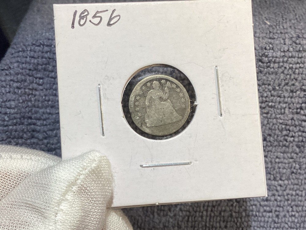 1856 HALF DIME