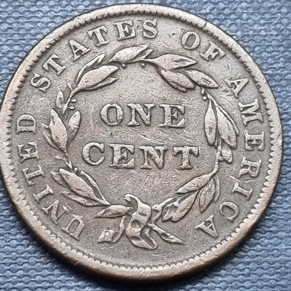 1831 Coronet Head Large Cent 1c Better Grade Booby Head #98621