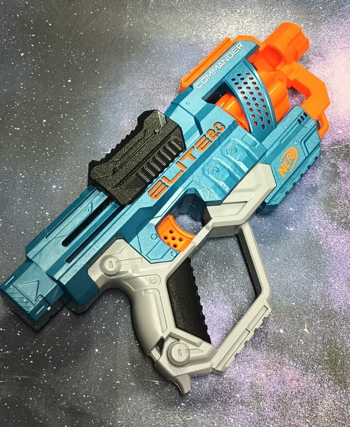 NERF Elite 2.0 Commander RD-6 Blaster Tested Working