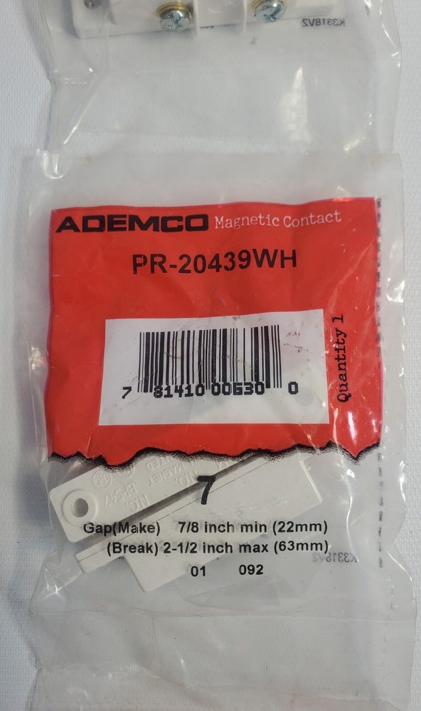 1X ADEMCO PR-20439WH SECURITY CONTACT SENSOR MULTIPLE AVAILABLE