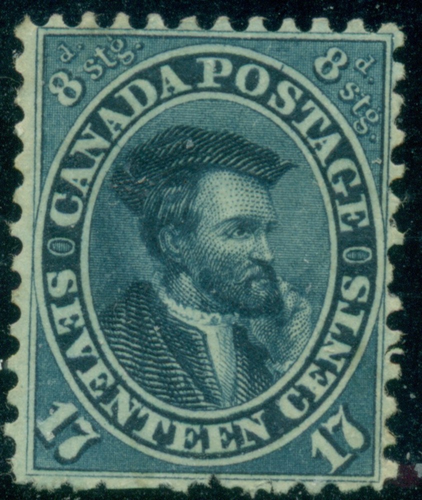 CANADA SCOTT # 19 UNUSED, FINE, MISSING PERF AT BOTTOM,  GREAT PRICE! (SP)
