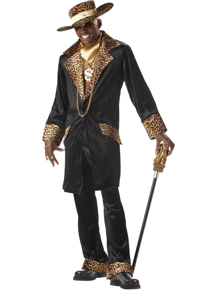 Leopard Supa Mac Daddy Men's Costume X-Large 44-46