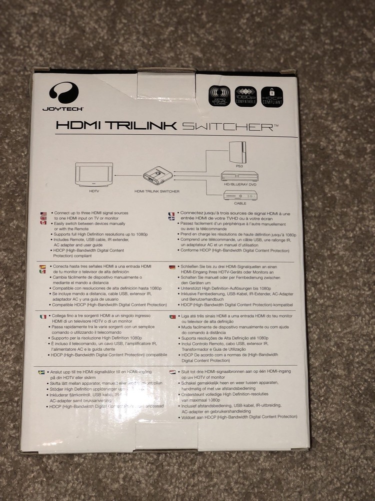 Joytech HDMI Trilink Switcher