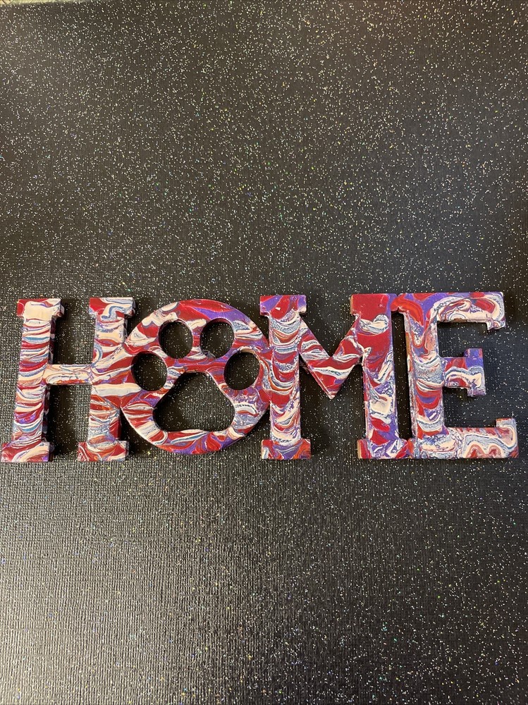 Handcrafted Home With Paw Print