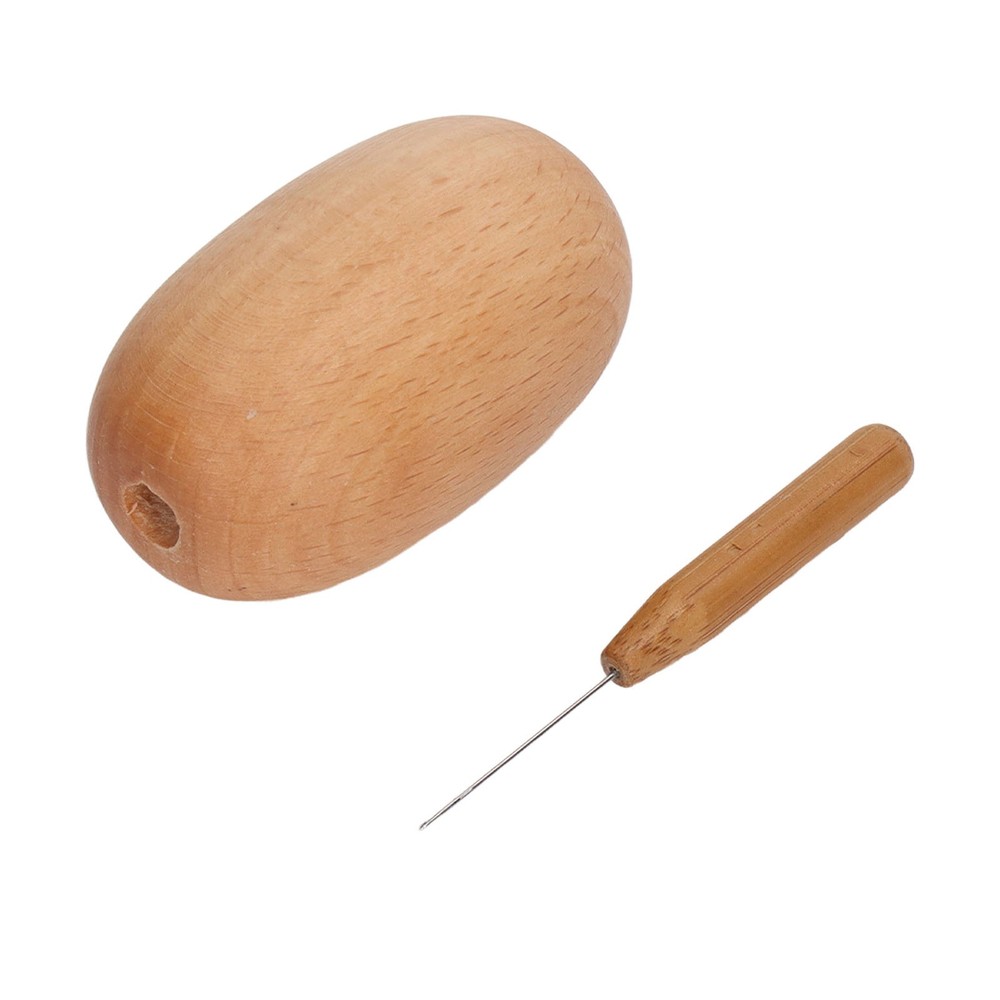 Darning Egg Sturdy Wood For Clothing Darning New↑