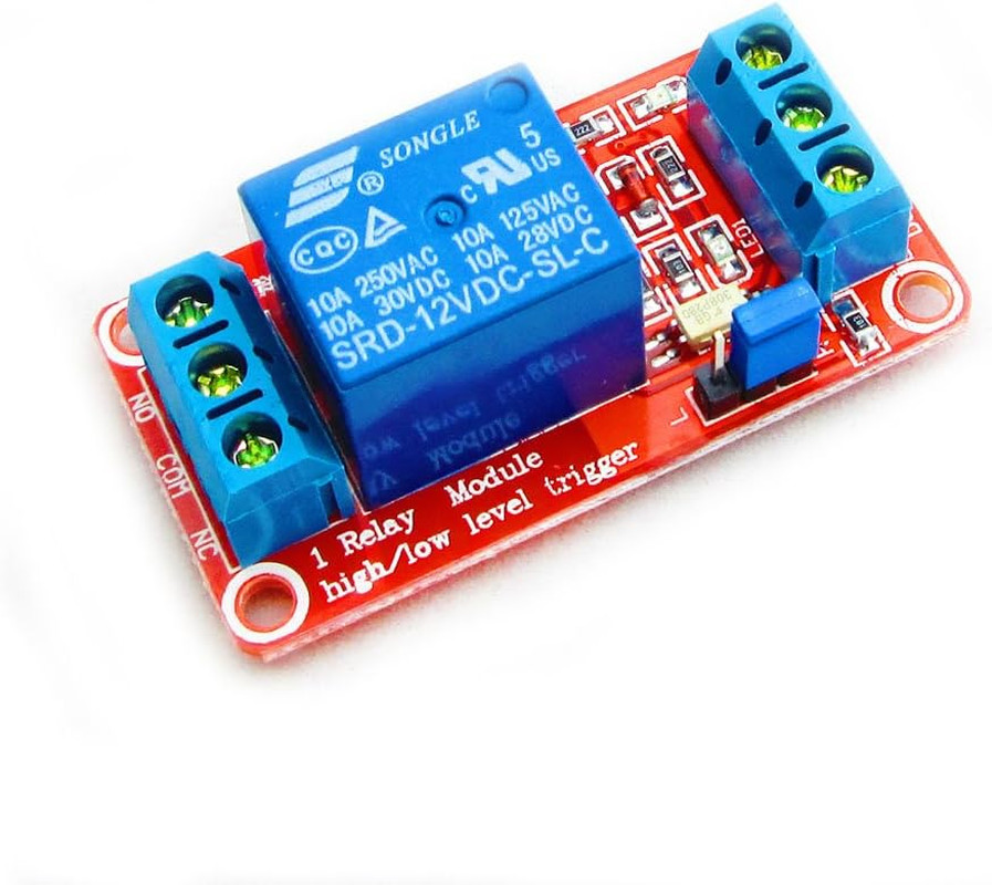 12V 1 Channel Module with Optocoupler Isolation High & Low Level Trigger Relay