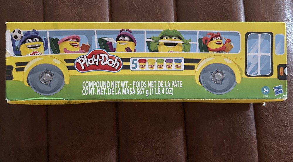 Play-Doh School Bus Assorted 5-Pack Ages 2+