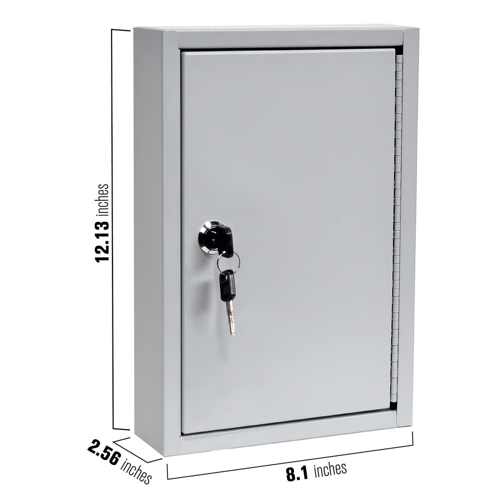STEELMASTER 30 Key Cabinet | Single 30 - Lock, Grey