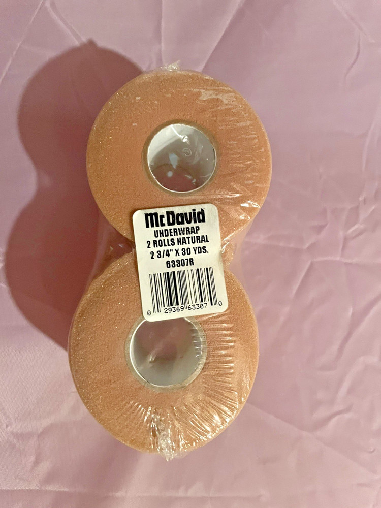 McDavid 63307 Underwrap 2 Pack - Natural - 2 3/4" x 30 yds.