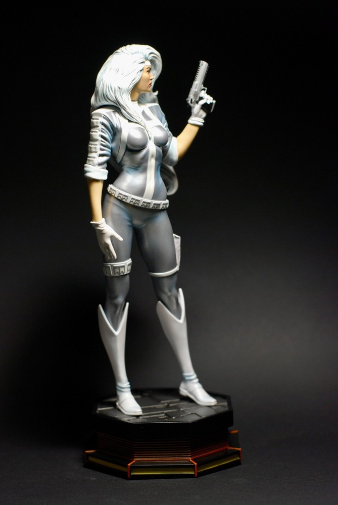 CUSTOM INSPIRED BY SILVER SABLE WILD PACK RESIN STATUE BOWEN SCALE ✨