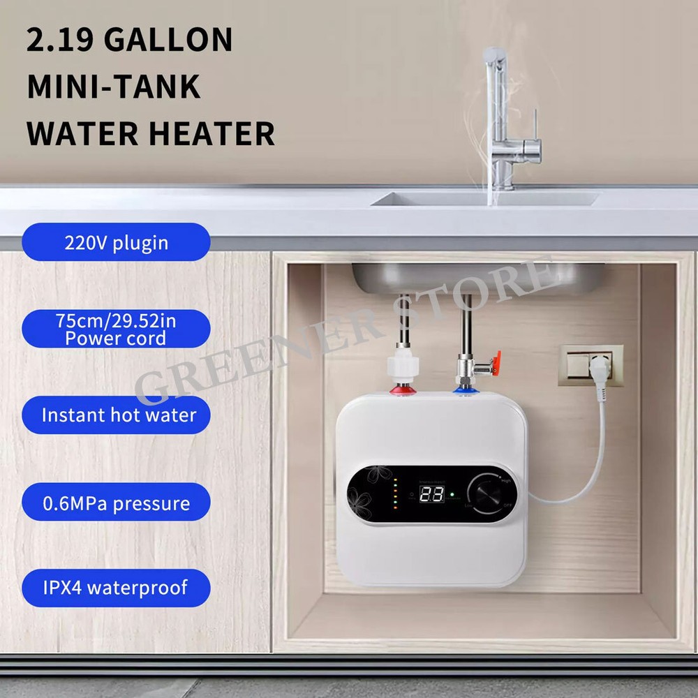 10L Instant Heated Hot Water Tank 1.5kw for Boiling Hot Water Taps
