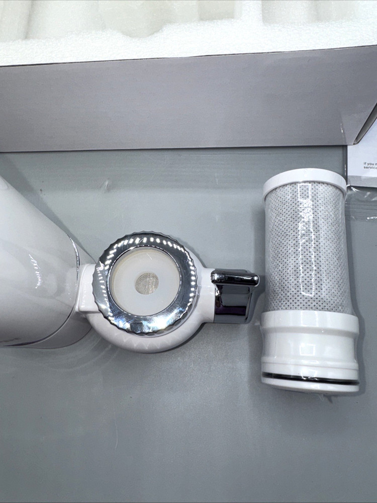 Faucet Water Filter for Sink Water Filtration for Tap Water White
