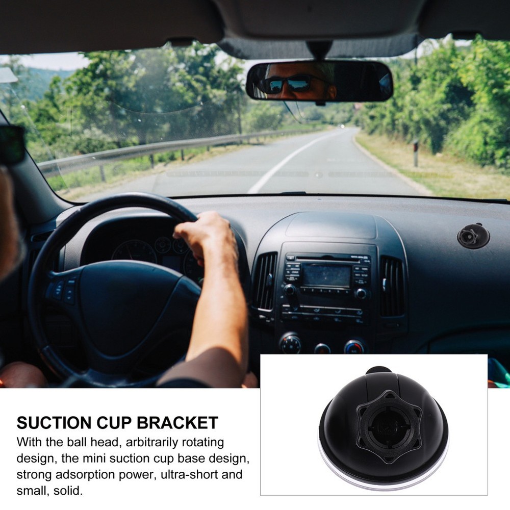 2 Pcs Car Mount Suction Cup Bracket Driving Recorder Dash Cam Mounts
