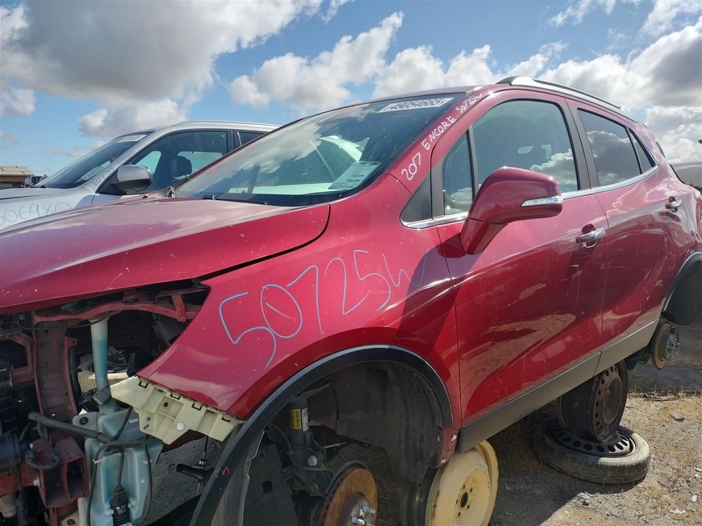 LEFT RED ROCKER PANEL MOULDING OEM 2018 BUICK ENCORE