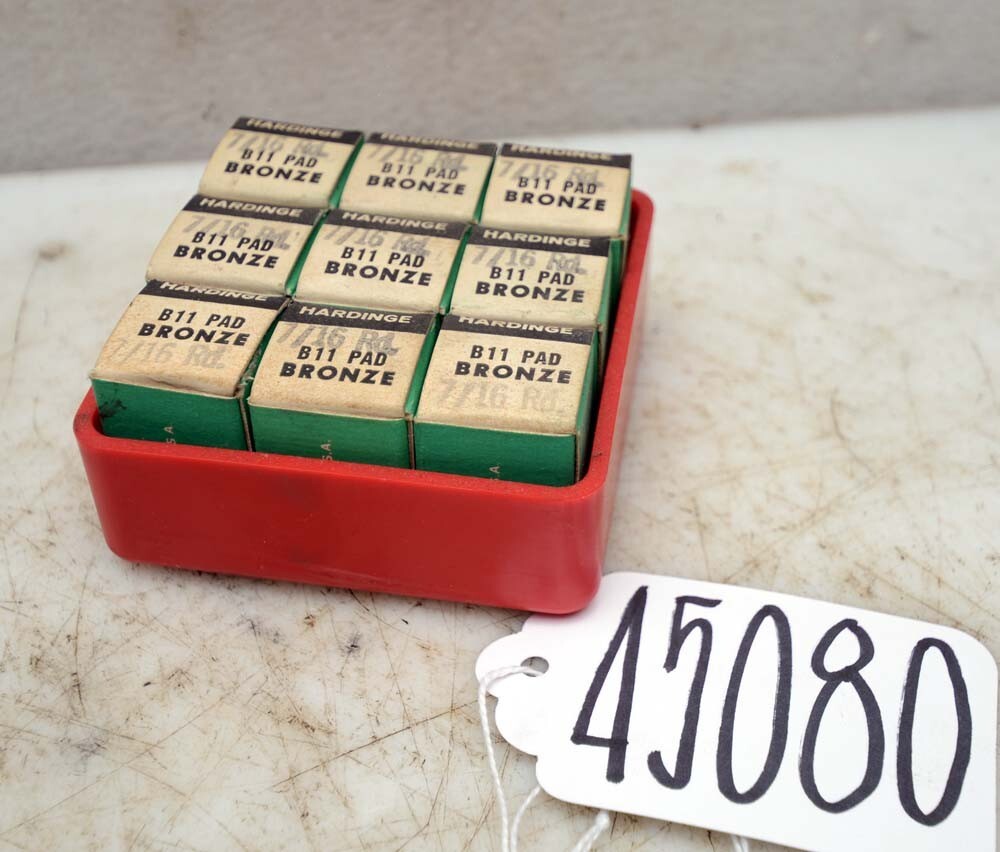 Hardinge b11 Bronze Collet Pads 7/16 rd (Inv.45079)