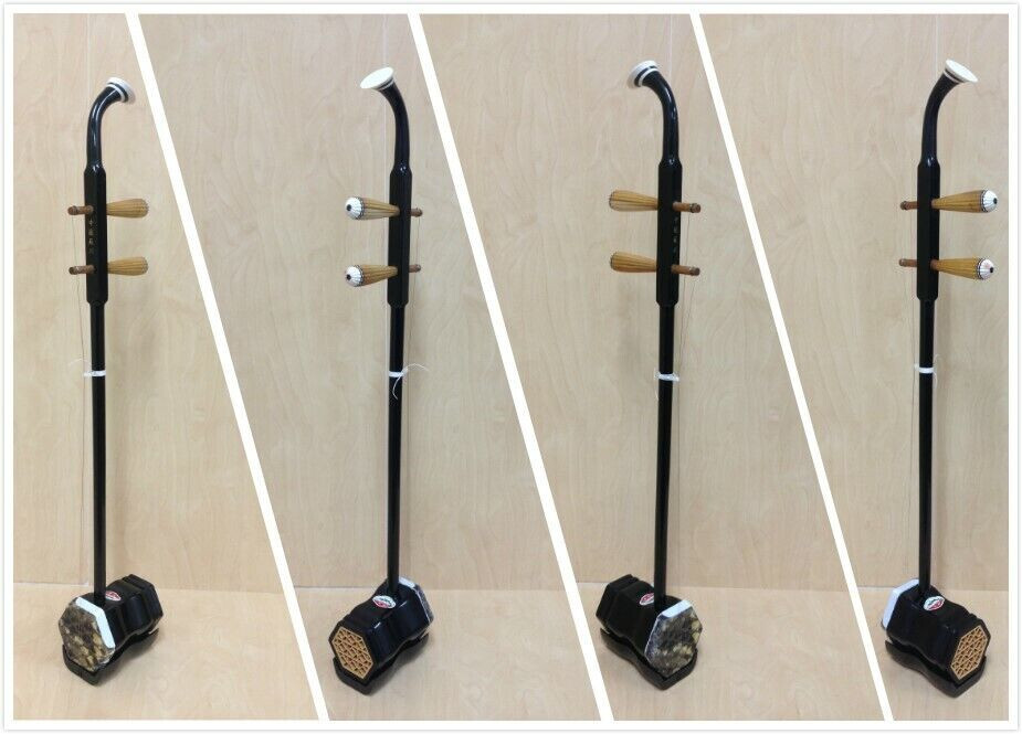 Chinese 2-stringed Fiddle, Erhu, Solid Timber Body,Neck + Foam Case,Strings