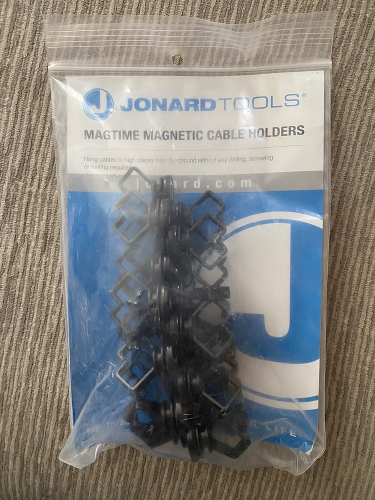 JONARD TOOLS MF-75/25 Magtime Magnetic Cable Holders, 25 pack (M1)