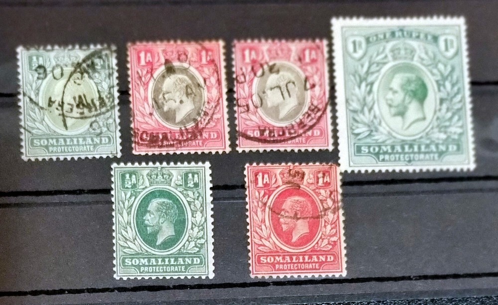 Br Commonwealth Vintage Somaliland stamps