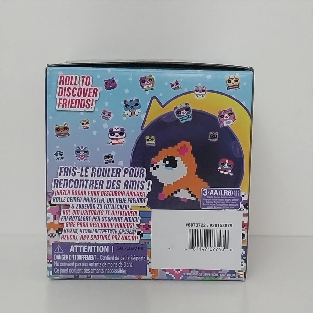 Bitzee, Hamster Ball Interactive Toy Hamster with Over 20 Hamsters Inside, Rolls