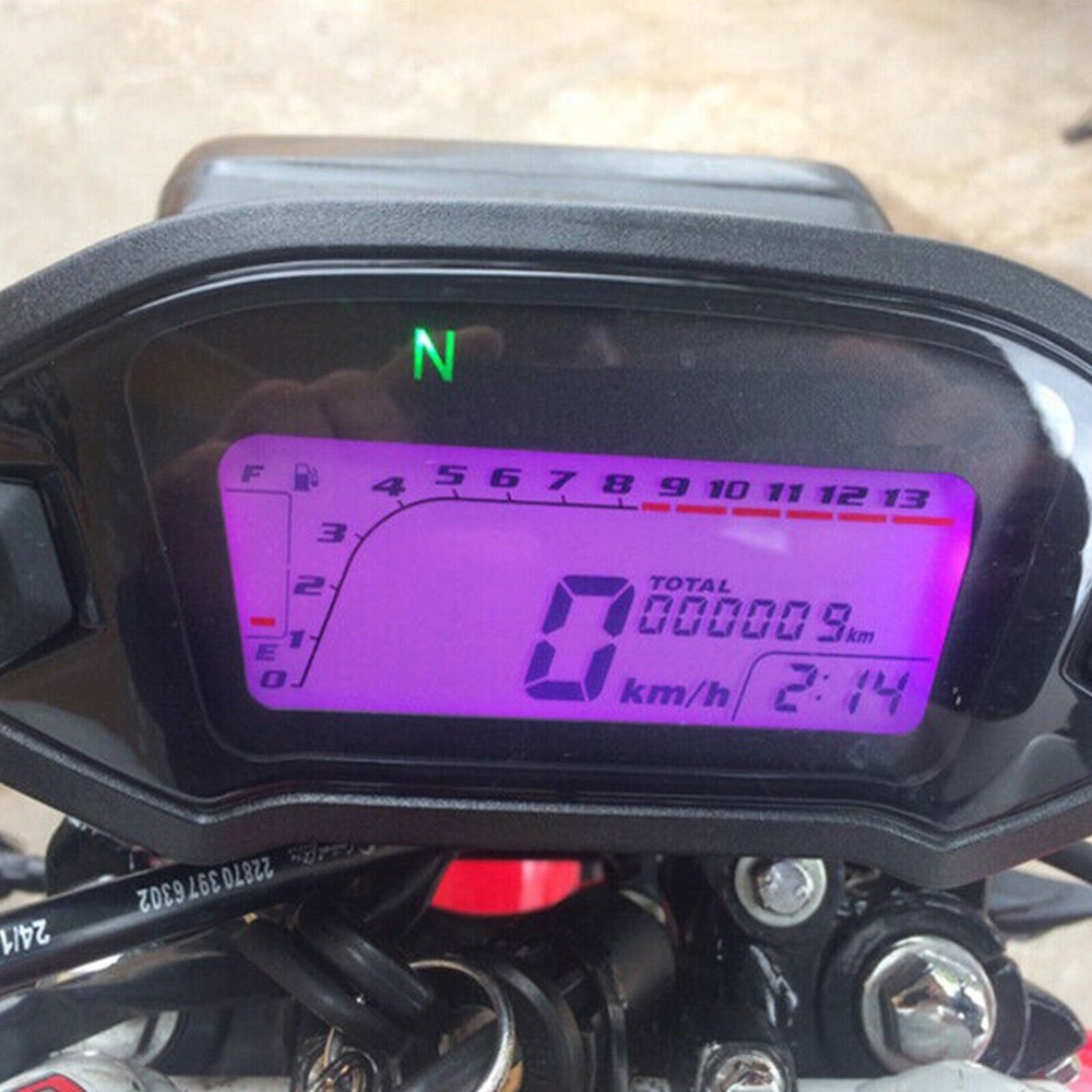 Motorcycle Digital Gauge Gear Fuel Indicator Backlight Instruments Odometer e