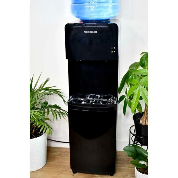 Frigidaire, Hot/Cold Water Cooler, Top Load, Black