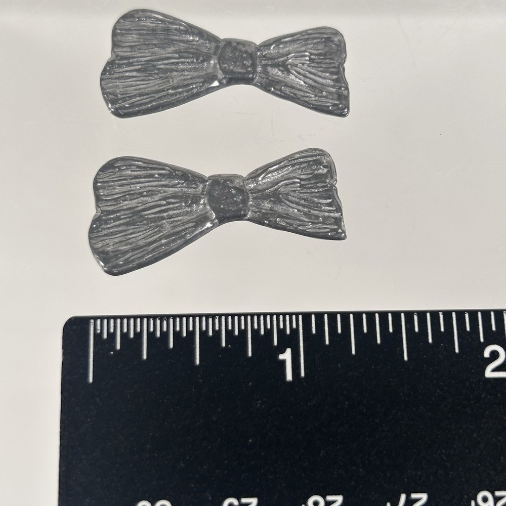 Set of 2 Bows Castings Great For Stained Glass Projects
