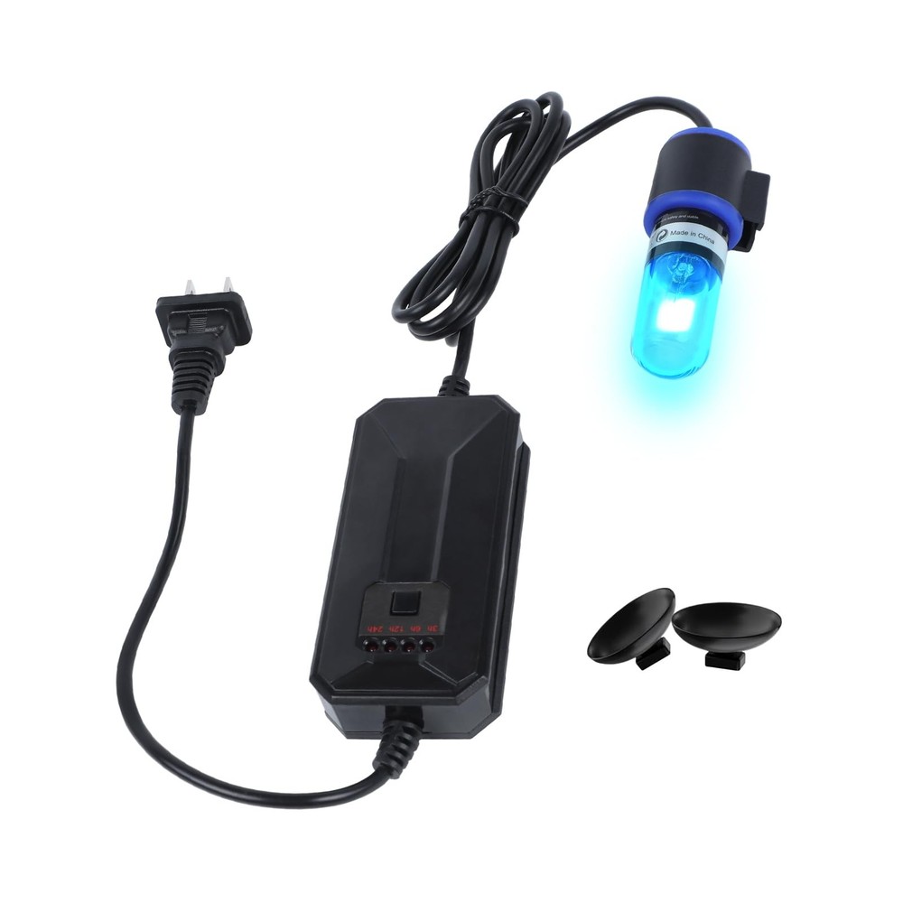 UV-C Aquarium Clean Light with Timer, Mini 3W 5W 7W 9W 11W Timer 3w,