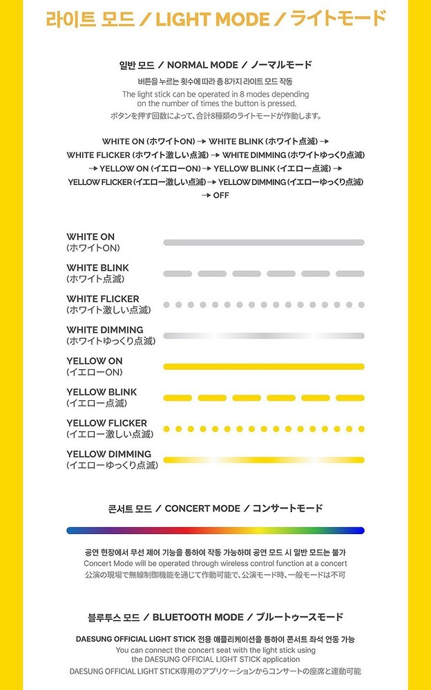 BIGBANG DAESUNG OFFICIAL LIGHT STICK/Strap,Card,Bag Tracking Code FANLIGHT GOODS