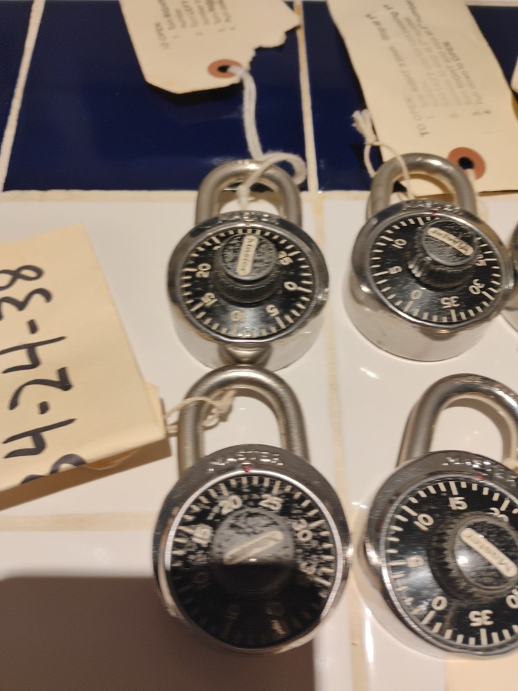 Lot Of (6) Master Combination Locks