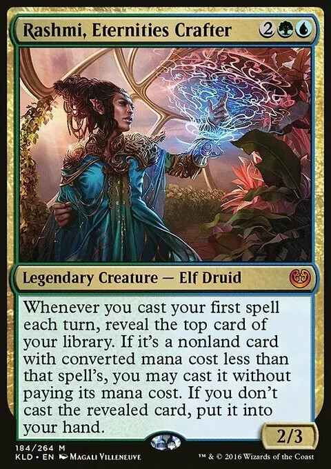 Magic the Gathering MTG Rashmi, Eternities Crafter Mixed Sets Same Art   LP