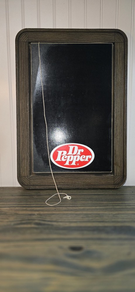 Vintage Dr Pepper Chalkboard Sign