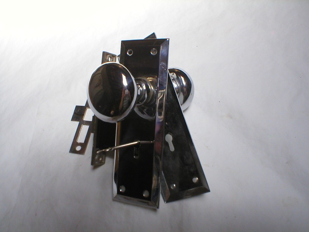 Antique Chrome Door Hardware